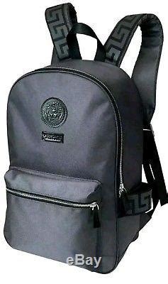 grey versace backpack|Versace summer backpack for men.